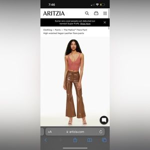 Artizia Melina Leather Pants